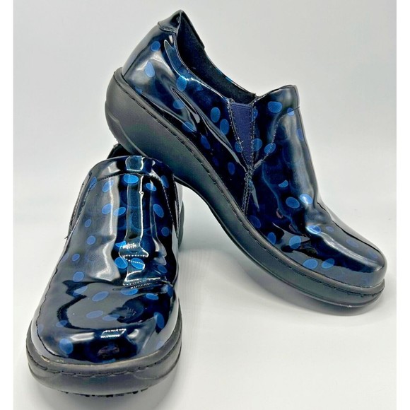 SPRING STEP Pro Belo Blue Polka Dot Rain Clogs- Slip-Ons Shoes - Women's… - Picture 2 of 8